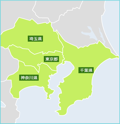対応エリア地図